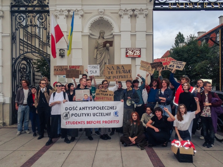 List otwarty do władz UW: Studia nie tylko dla bogatych!