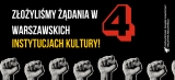 Składamy żądania płacowe w 4 warszawskich instytucjach kultury!