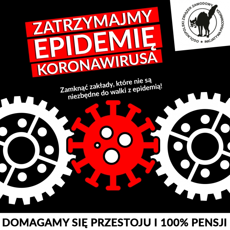 Raport z działań Inicjatywy Pracowniczej podczas epidemii koronawirusa