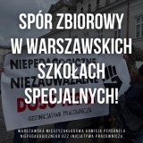 Spór zbiorowy w warszawskich szkołach specjalnych