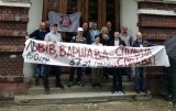 "Lwów - Warszawa wspólna sprawa" -Ukraińscy operatorzy żurawi solidaryzują się z polskim protestem ws. wyższych stawek