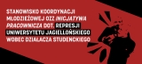 Stanowisko koordynacji młodzieżowej OZZ Inicjatywa Pracownicza dot. represji Uniwersytetu Jagiellońskiego wobec działacza studenckiego