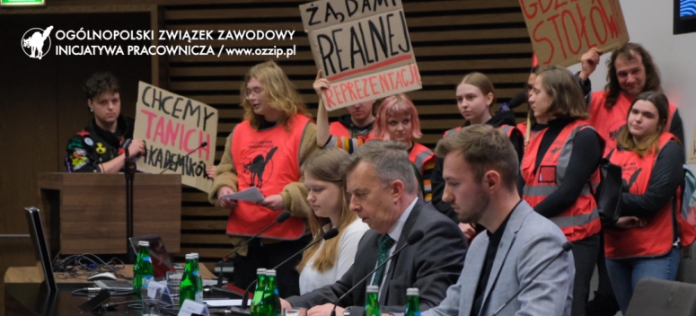 Konfrontacja studentek i student&oacute;w z Ministrem Nauki
