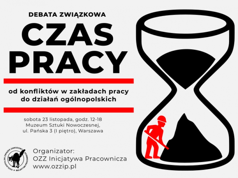Warszawa: Związkowa debata o czasie pracy