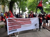 demonstracja ""Uwaga, kryzys! Nie oddamy naszych praw!