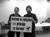 Warszawa: spotkanie Komisji Środowiskowej „Pracownicy Sztuki” OZZ IP z twórcami teatru