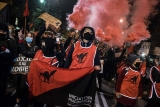 Inicjatywa Pracownicza na demonstracji przeciwko zakazowi aborcji (Warszawa, 30.10.2020)
