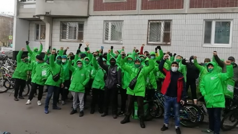 Strajk rosyjskich kurier&oacute;w
