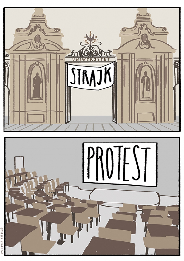 Uniwersytety trzy lata po protestach