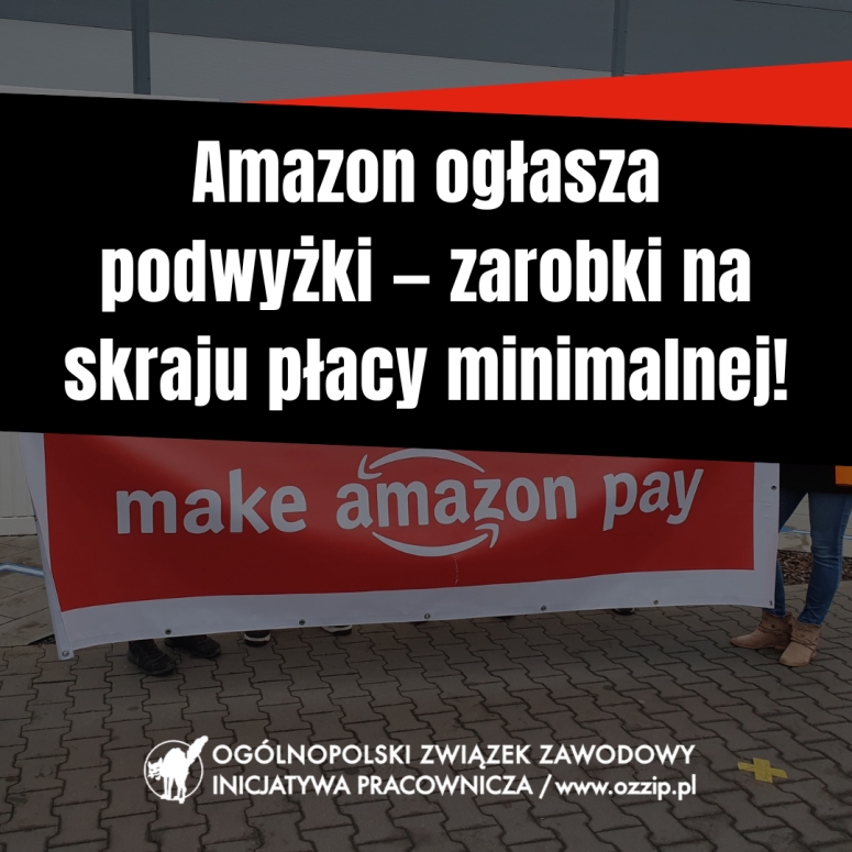 Amazon ogłasza podwyżki &mdash; zarobki na skraju płacy minimalnej
