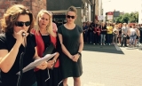 Protest pracownic niemedycznych Szpitala Przemienienia Pańskiego w Poznaniu (lipiec 2018)