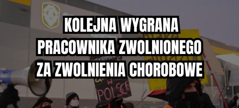 Kolejna wygrana pracownika zwolnionego za zwolnienia chorobowe