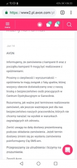 Pracownicy AVON zbiorowo odmówili pracy ponad siły